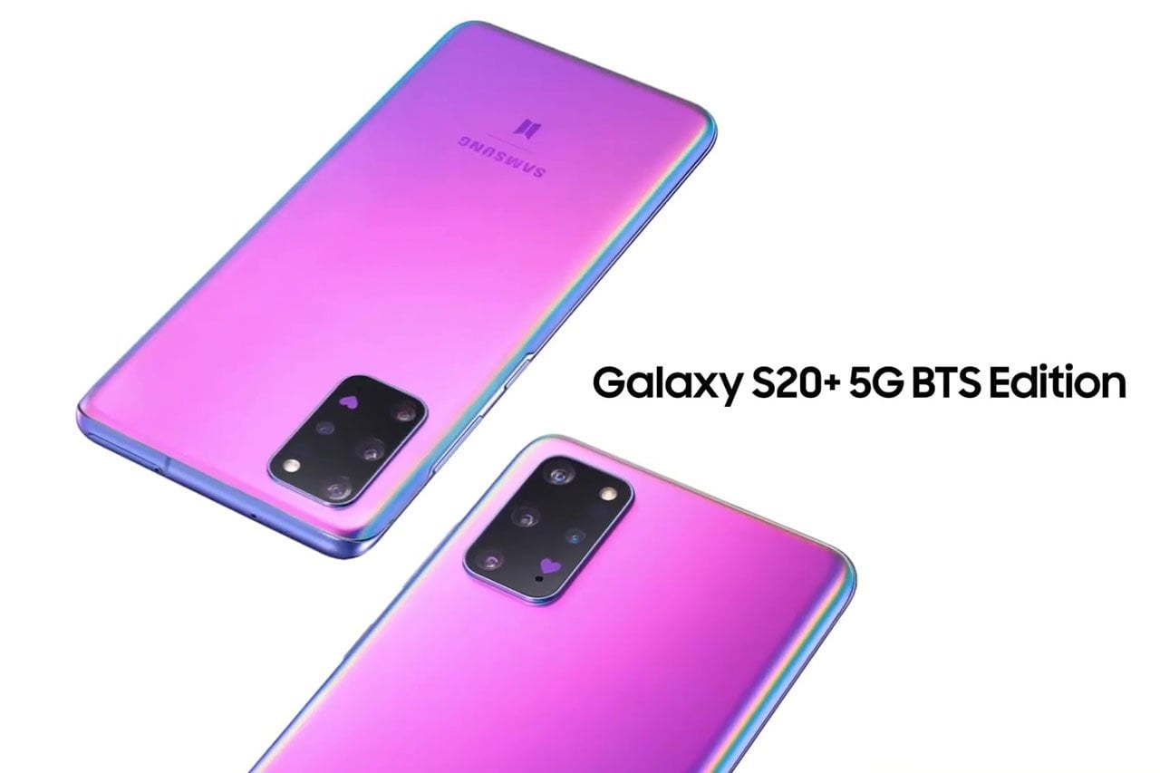 Galaxy s20+ 5G BTS 256GB SIMフリーSAMSUNGパープル - 携帯電話 