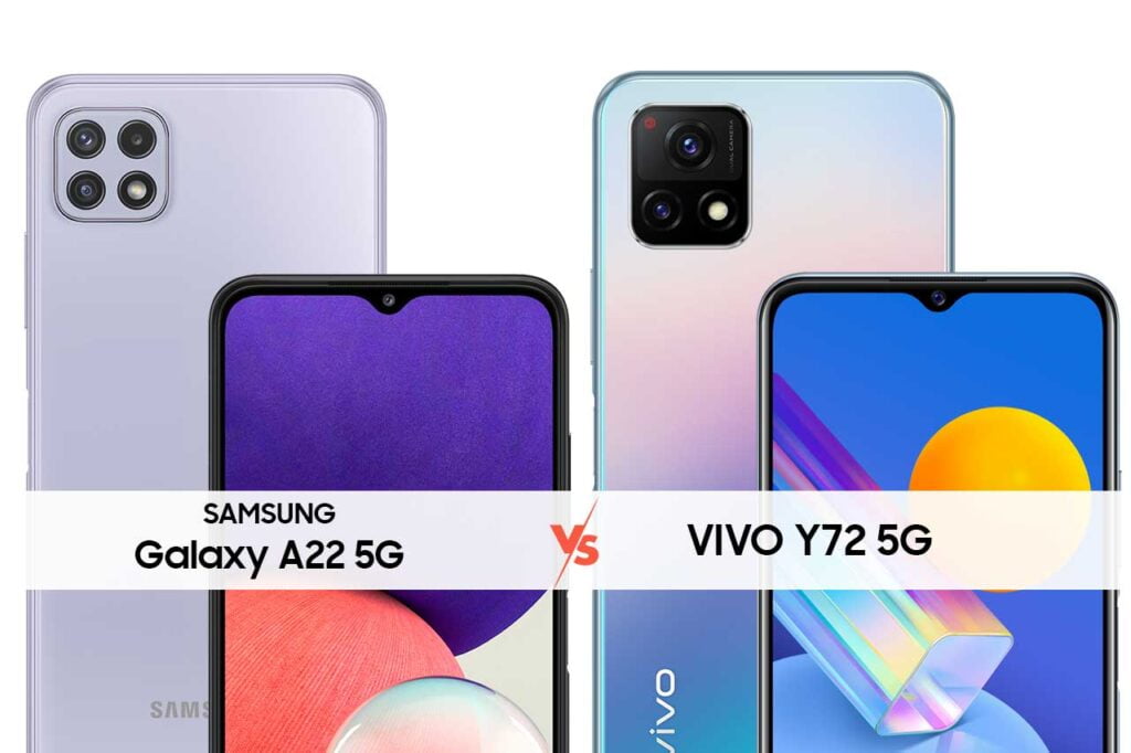 Samsung A22 5G Vs Vivo Y72 5G Comparison Choose Your Mobile