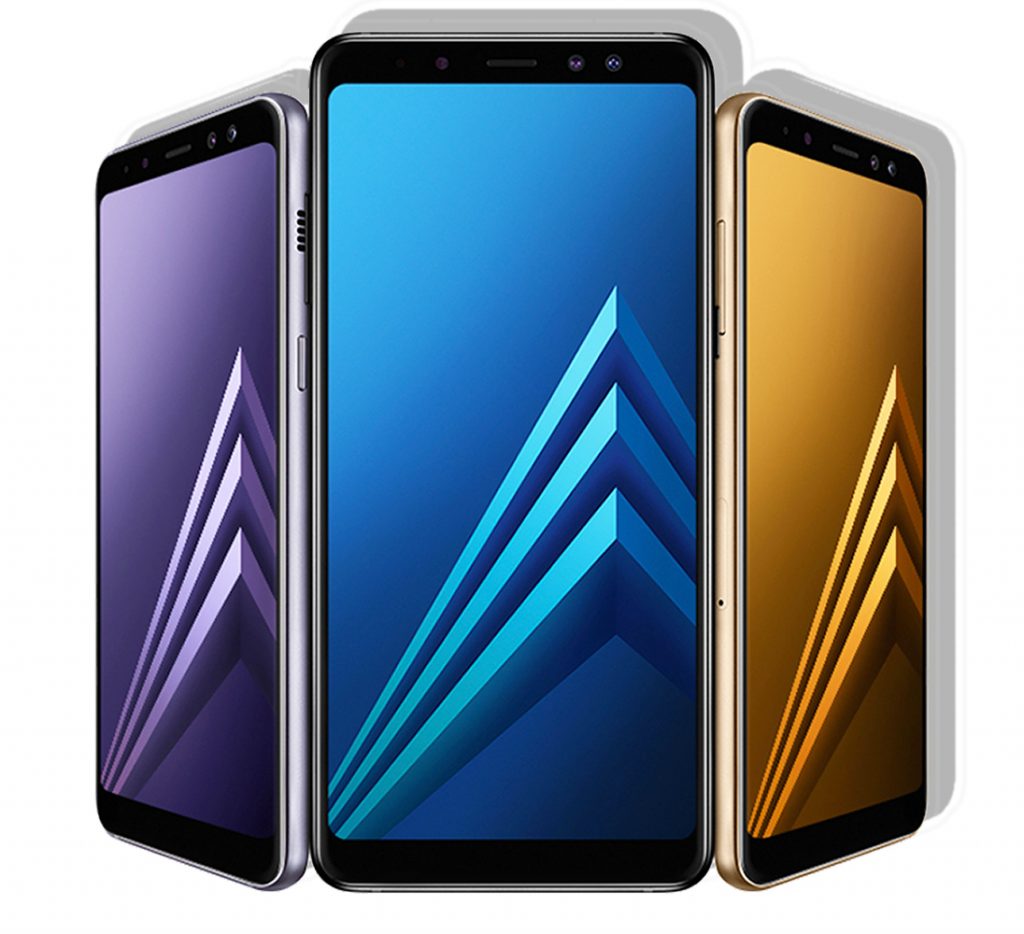 android 10 galaxy a8 plus