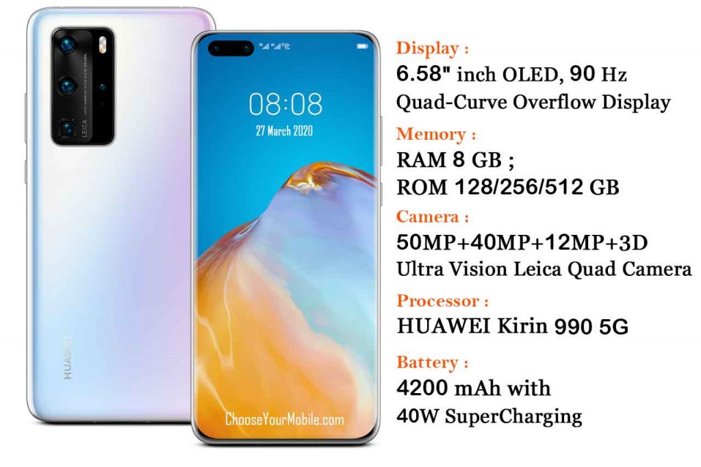 Huawei P40 Pro 5G Price and Specifications | Huawei ELS-NX9