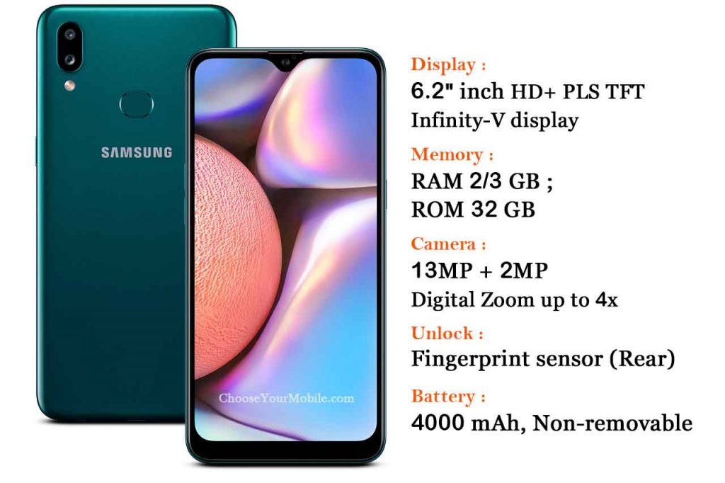 Samsung Galaxy A10s Choose Your Mobile