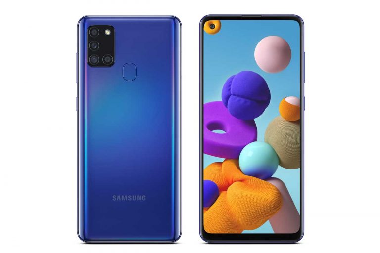 samsung a21s price blue colour