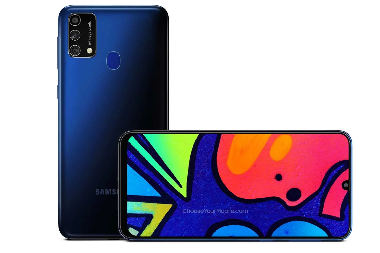 Samsung Galaxy F41 Fusion Blue Coloe