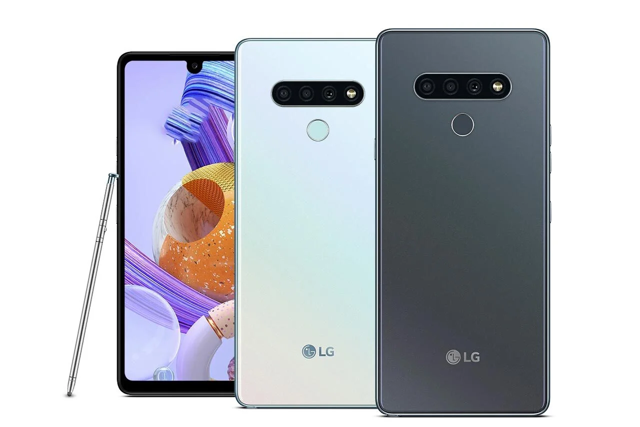 LG K71 Gray Titan White