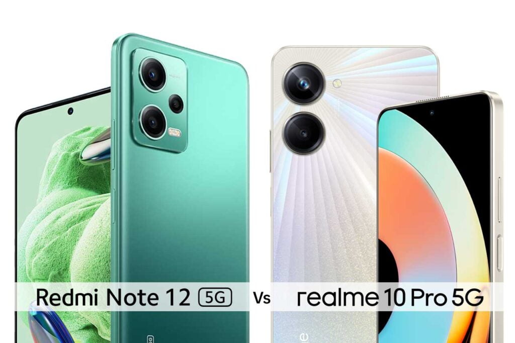 redmi note 12 pro 5g vs realme gt2