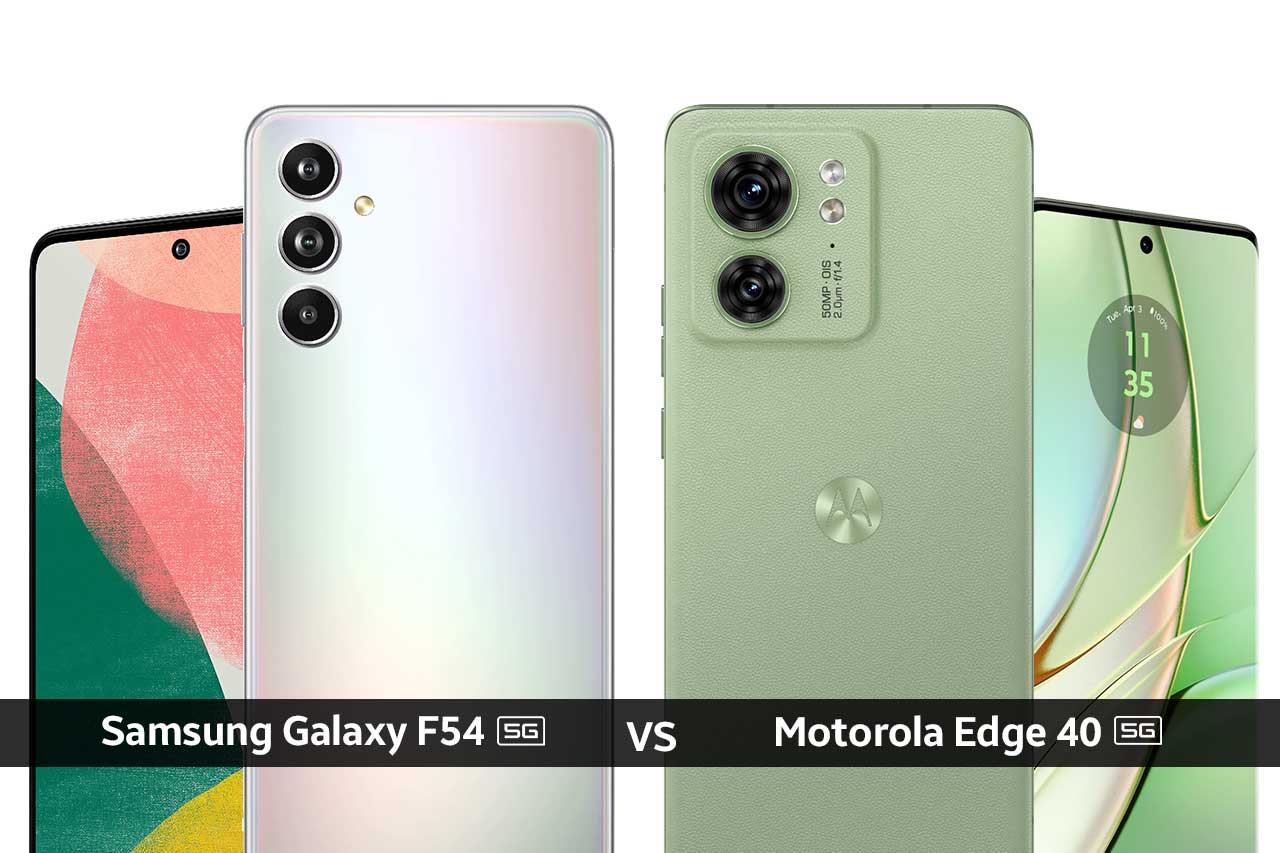 Samsung Galaxy F54 vs Motorola Edge 40 Comparison